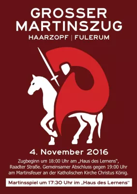 Bild: Großer Martinszug Haarzopf und Fulerum