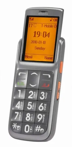 Swissvoice MP04 – das variable Handy mit ausfahrbarem Display Bild: Swissvoice MP04 – das variable Handy mit ausfahrbarem Display