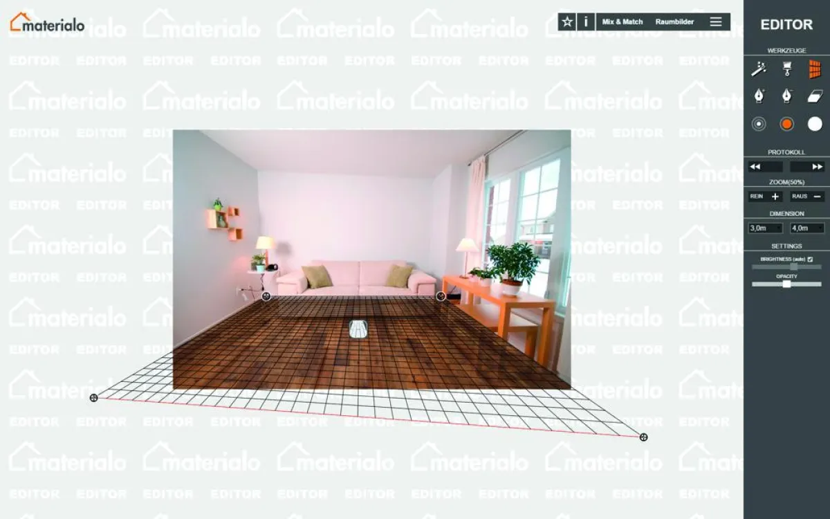 Mit dem Editor eigene Bilder hochladen und selbst Elemente bearbeiten, schnell, einfach und kostenlo