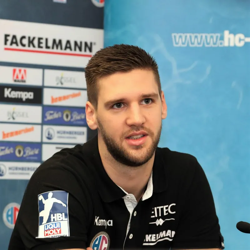 (Jocki_Foto, Erlangen): „Wir sind in guter Form“, so Sime Ivic, der beste Werfer des HC Erlangen