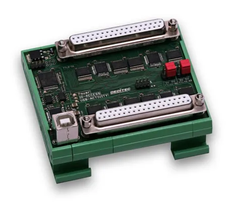 Bild: USB-Modul mit 64 TTL Ein-/Ausgängen