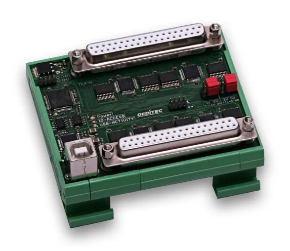 Bild: USB-Modul mit 64 TTL Ein-/Ausgängen