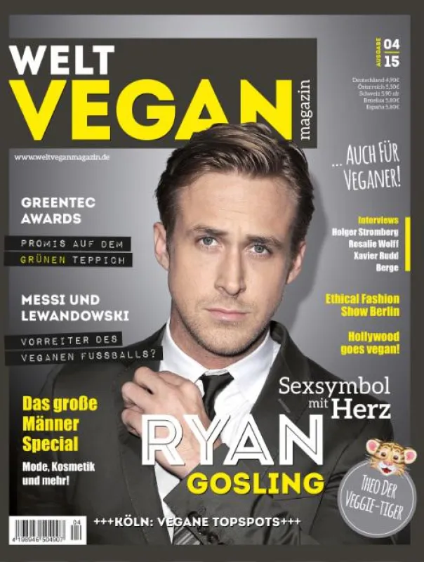 Ryan Gosling auf dem Weg in den deutschen Zeitschriftenhandel