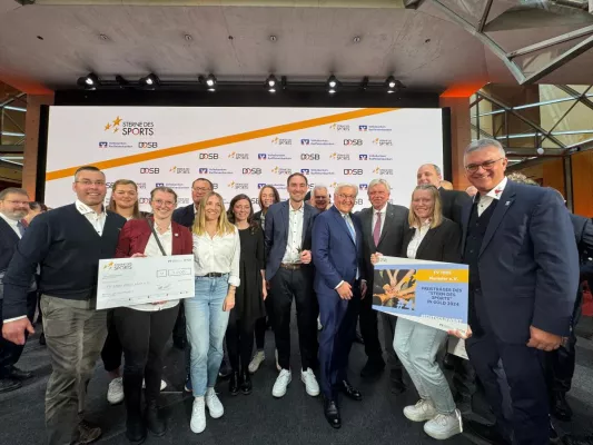 Bild: TV 1905 Mainzlar e.V. erreicht 4. Platz beim "Goldenen Stern des Sports" in Berlin