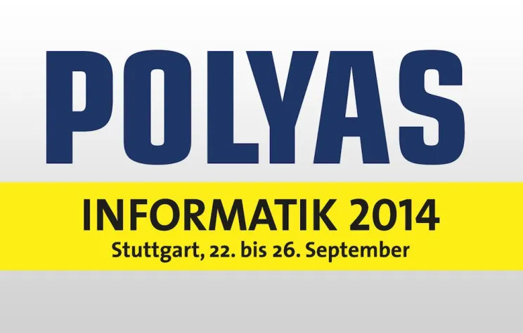 POLYAS auf der INFORMATIK 2014 Bild: POLYAS auf der INFORMATIK 2014