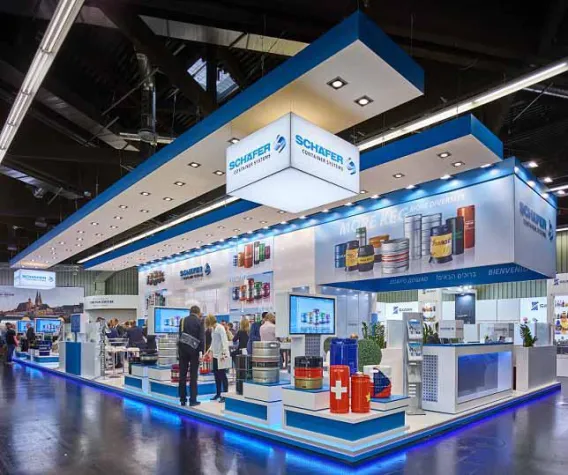KEG-Lösungen seit 40 Jahren - SCHÄFER Container Systems präsentiert Portfolio auf BrauBeviale Bild: KEG-Lösungen seit 40 Jahren - SCHÄFER Container Systems präsentiert Portfolio auf BrauBeviale