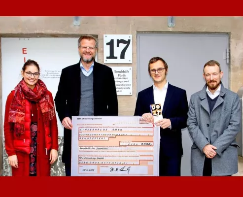 Bild: Weihnachtspende der PPV Consulting GmbH an die Arche gGmbH, Fürth