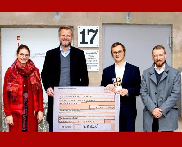 Weihnachtspende der PPV Consulting GmbH an die Arche gGmbH, Fürth Bild: Weihnachtspende der PPV Consulting GmbH an die Arche gGmbH, Fürth