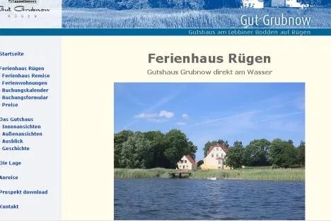 Bild: Ferienhaus Rügen: Unter ferienhaus-ruegen.net stellt das Gutshaus Grubnow sein Ferienhaus vor