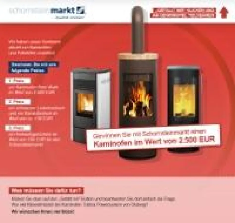 Kaminöfen und Pelletöfen jetzt im Schornsteinmarkt®