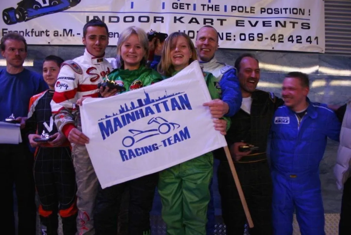Jackies Gewinner Team: (vl) Sebastian Silberling, Jackie Weiss, Desiree Weiss, Oliver Horn.