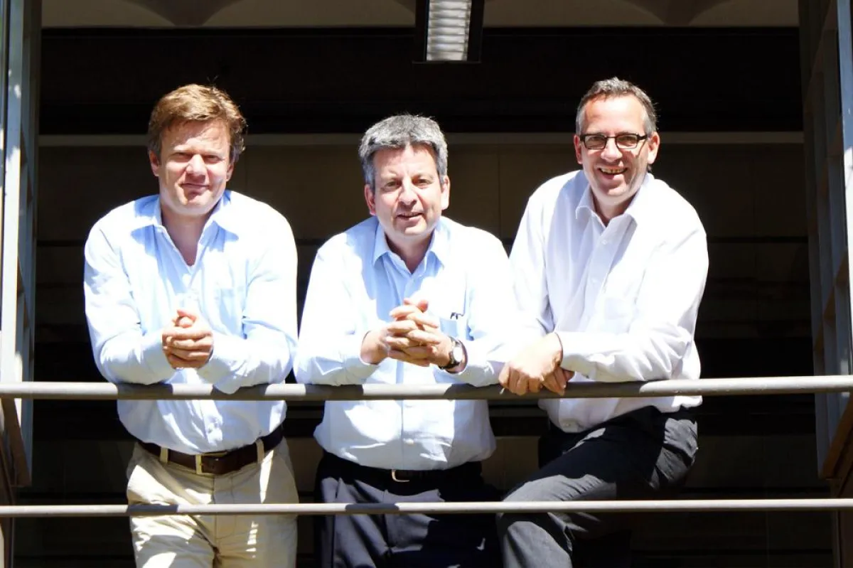 Harald Böttcher, Pascal C. Thirion und Stefan Rössle