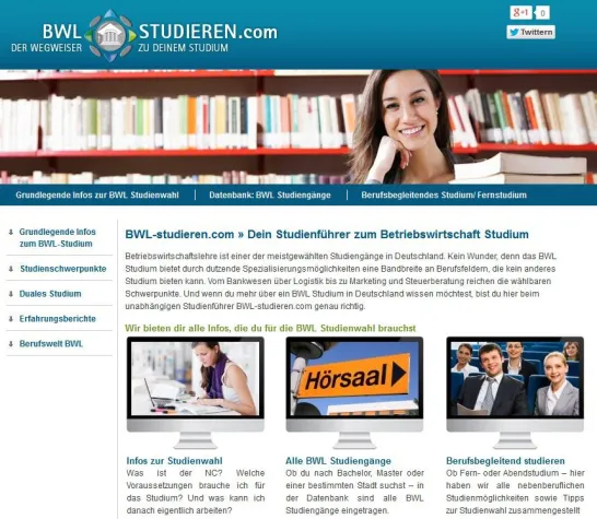 BWL Studium? Neuer Studienführer informiert unabhängig Bild: BWL Studium? Neuer Studienführer informiert unabhängig