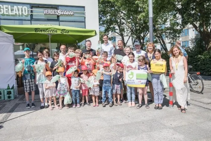 Bild: Plogging-Event am Wutzky war trotz Hitze ein großer Erfolg