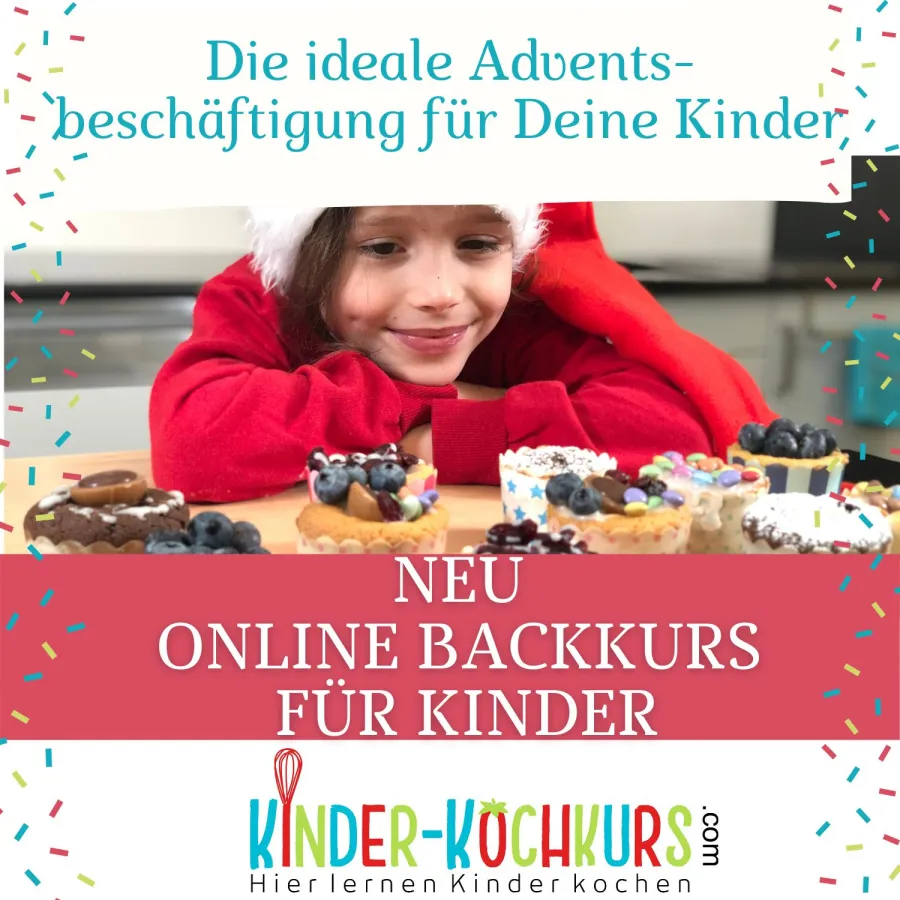 Online Backkurs für Kinder & Jugendliche von Kinder-Kochkurs.com