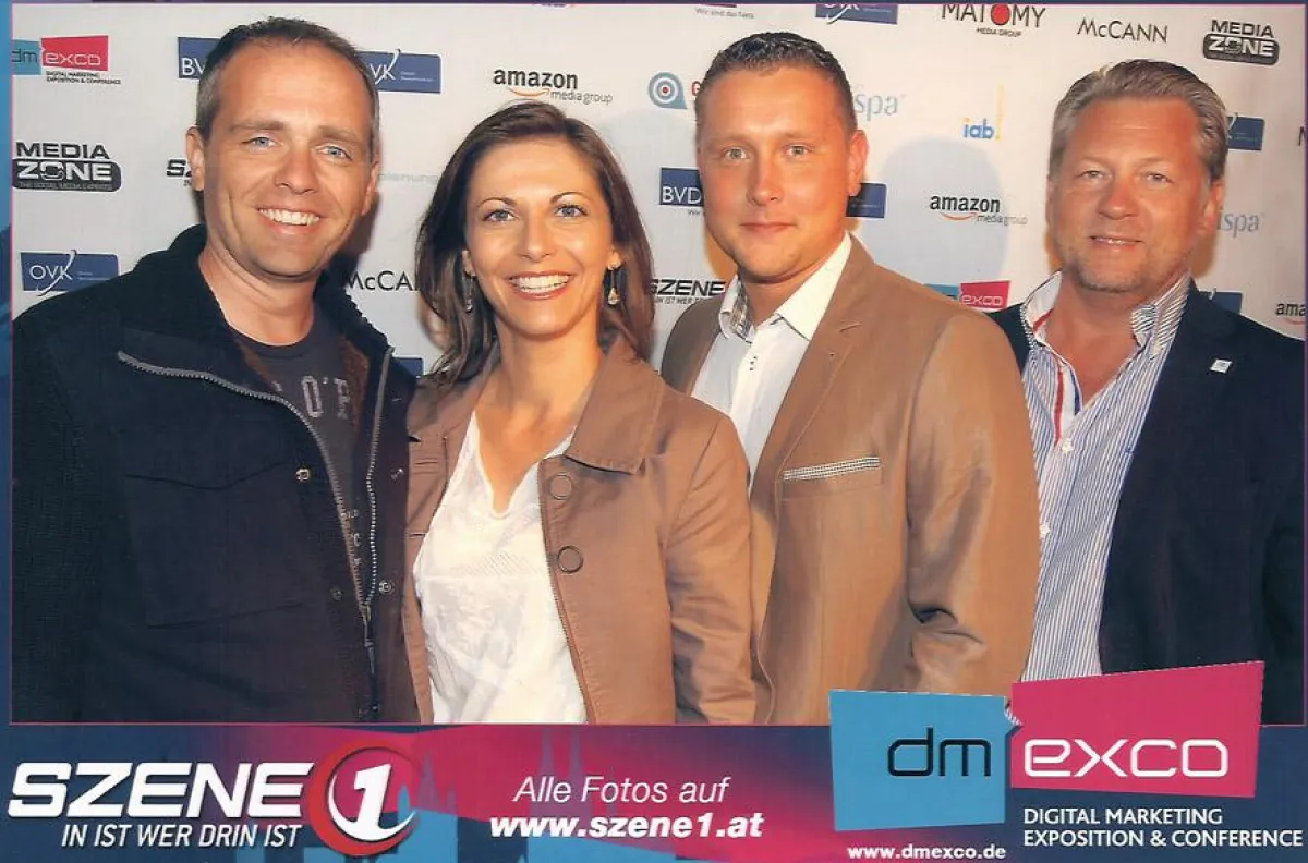 Alexander Berger (GF x-it), Anita Mair (Marketing & Vertrieb ConnectedWare), Björn Parnitzke (vom Co