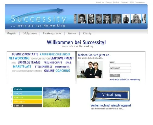 Bild: Das Business- & Karriere-Netzwerk Successity im neuen Outfit und mit neuen Features