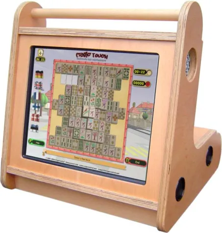 Bild: Flexibles Kinderterminal in Echtholzdesign