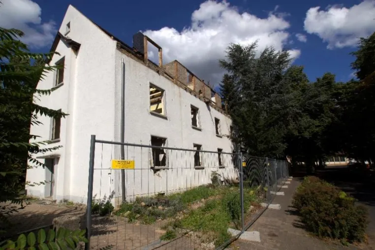 Bild: Platz für Neubau: Baugenossenschaft beginnt mit Abriss an der Bischofsheimer Straße