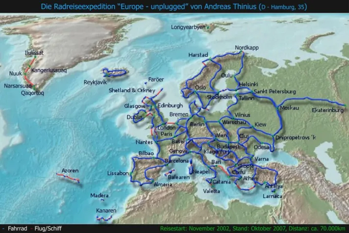 Bild: Europa - Dein Radreisekontinent