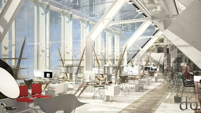 Bild: Innenarchitektur durch ausdrucksstarke 3D-Visualisierungen