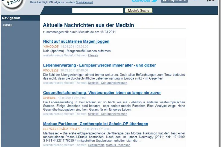 Bild: Über 10.000 gesundheitliche Nachrichten analysiert - nicht immer strahlend neu