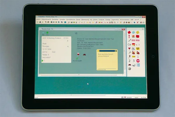 Bild: TurboMed® und das iPad™: Innovation in Design und Funktion