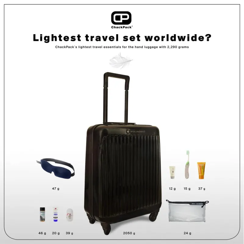 ChackPacks leichtestes Trolley-Reiseset