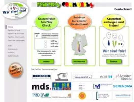 Wir sind fair - Kostenfrei mit Werten werben Bild: Wir sind fair - Kostenfrei mit Werten werben