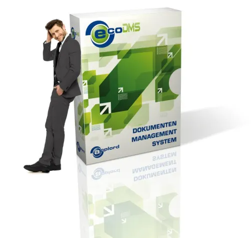 Bild: Auf der CeBIT 2013 Dokumenten-Management unlimited mit ecoDMS erleben