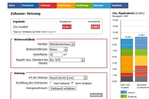 Bild: Deutschlands CO2-Rechner jetzt auf Facebook