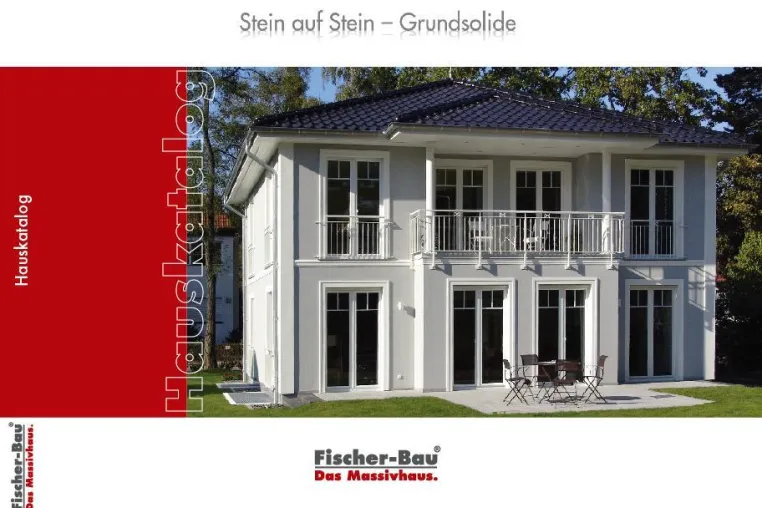 Bild: Fischer-Bau GmbH stellt seinen neuen Hauskatalog 1/2011 vor