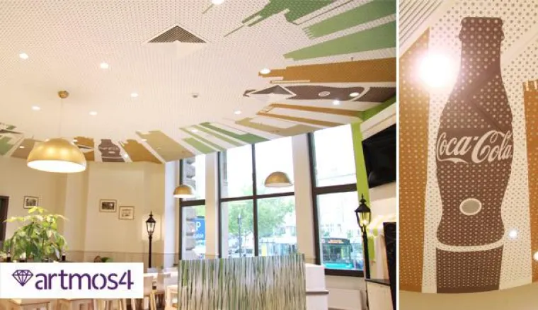 Bild: Graffiti-Deckengestaltung für die neue Markthalle im Frankfurter Hauptbahnhof