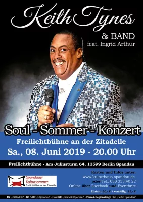 Bild: Sänger und Entertainer Keith Tynes feiert sein 55-jähriges Bühnen-Jubiläum