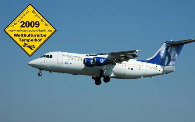 Bild: Aktionsbündnis be-4-tempelhof.de sagt Rüttel-Demo am Flughafen Tegel aus Sicherheitsgründen ab