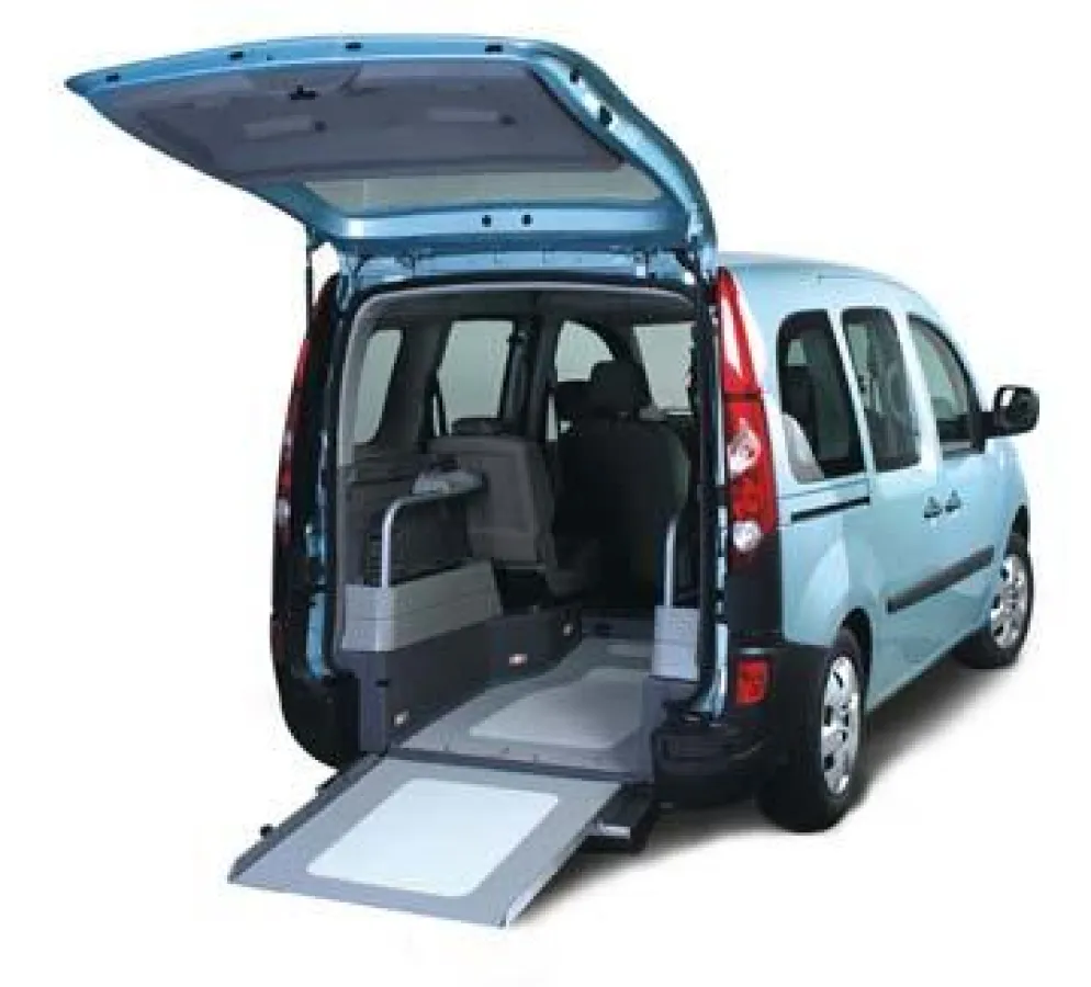 Elegant integriert der Bodenausschnitt im neuen Renault Kangoo.