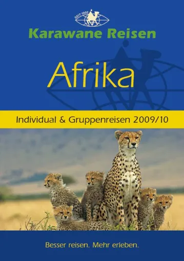 Bild: Giraffen, Gerenuks und Gorillas - Neuer Afrika-Katalog 2009 von Karawane Reisen erschienen