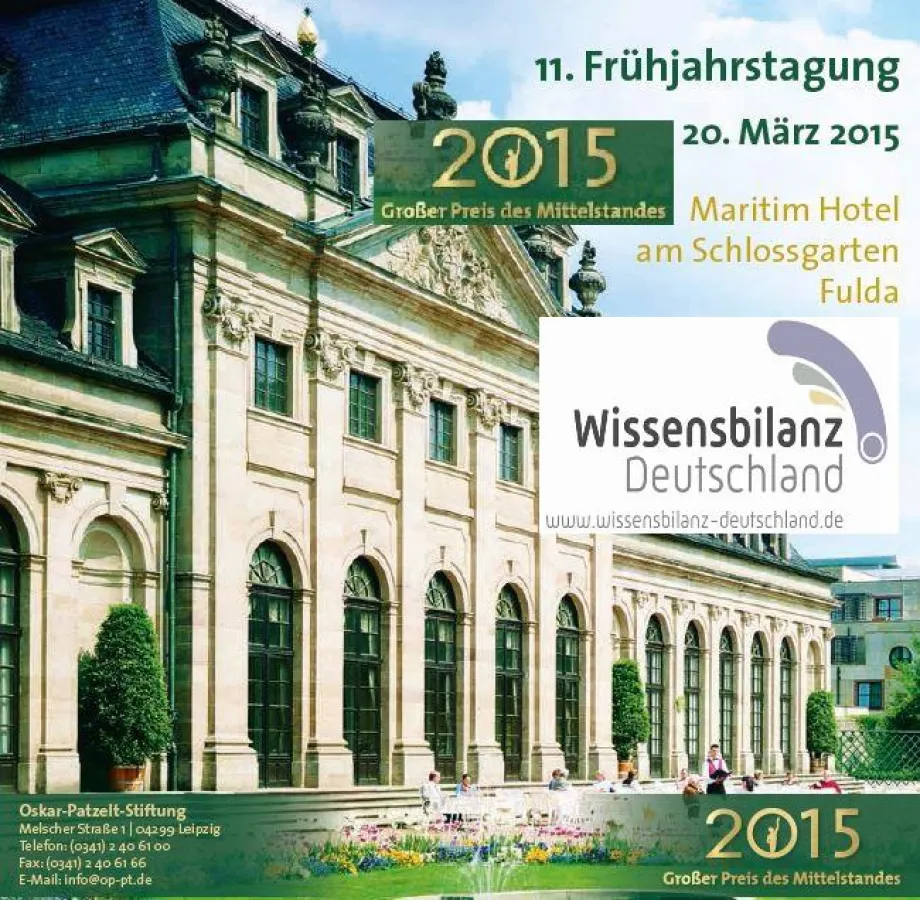 Logo WISSENSBILANZ-DEUTSCHLAND | Fulda-Unternehmertagung Oskar Patzelt Stiftung