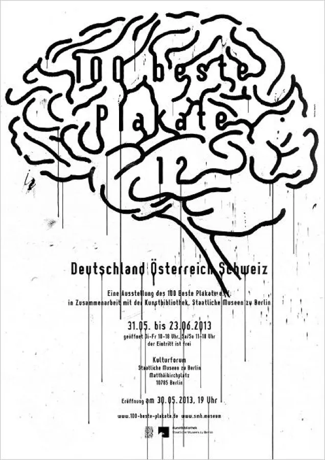 Plakat zur Ausstellung, Gestaltung: Jianping He, Berlin