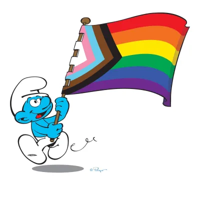 Bild: Missbrauch der Schlümpfe auf sozialen Medien – Rechteinhaber I.M.P.S. ergreift Maßnahmen