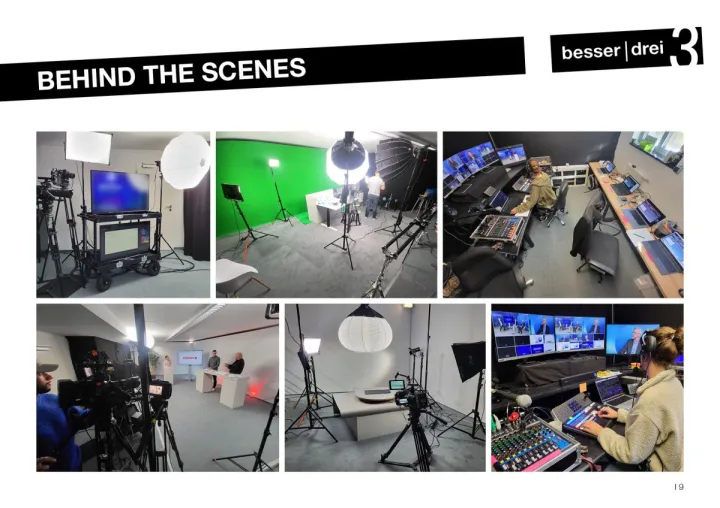 Bild: Filmproduktion München: Das Content Studio von besserdrei bietet vielseitige Möglichkeiten