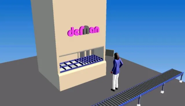 Der „EcoTower“ - Neuer Lagerlift von de Man Bild: Der „EcoTower“ - Neuer Lagerlift von de Man