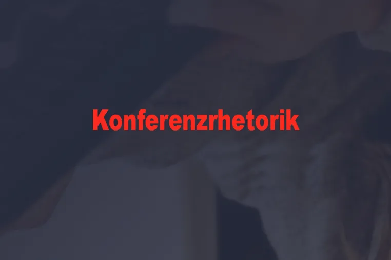 Motivation statt Frust: Konferenzrhetorik Bild: Motivation statt Frust: Konferenzrhetorik