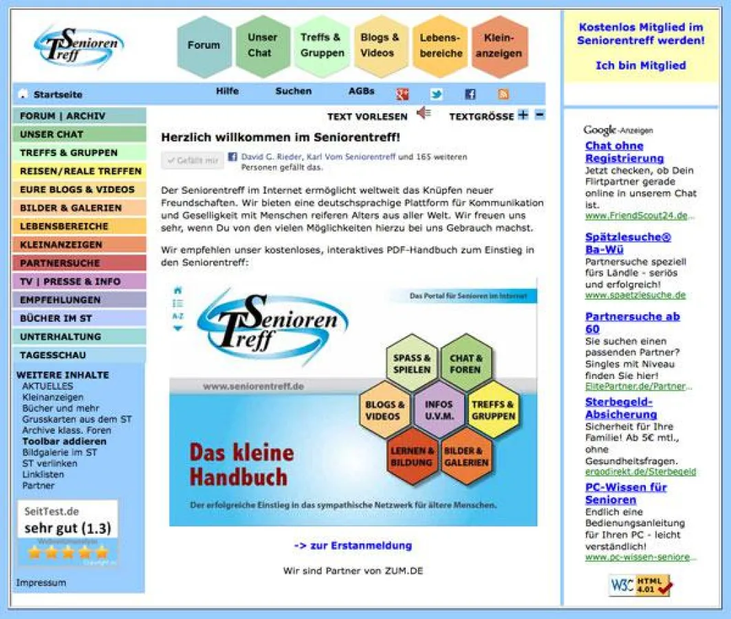 Seniorentreff.de - das Portal für Senioren