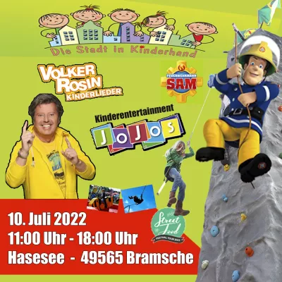Bild: Die Stadt in Kinderhand am 10. Juli 2022 / Bramsche