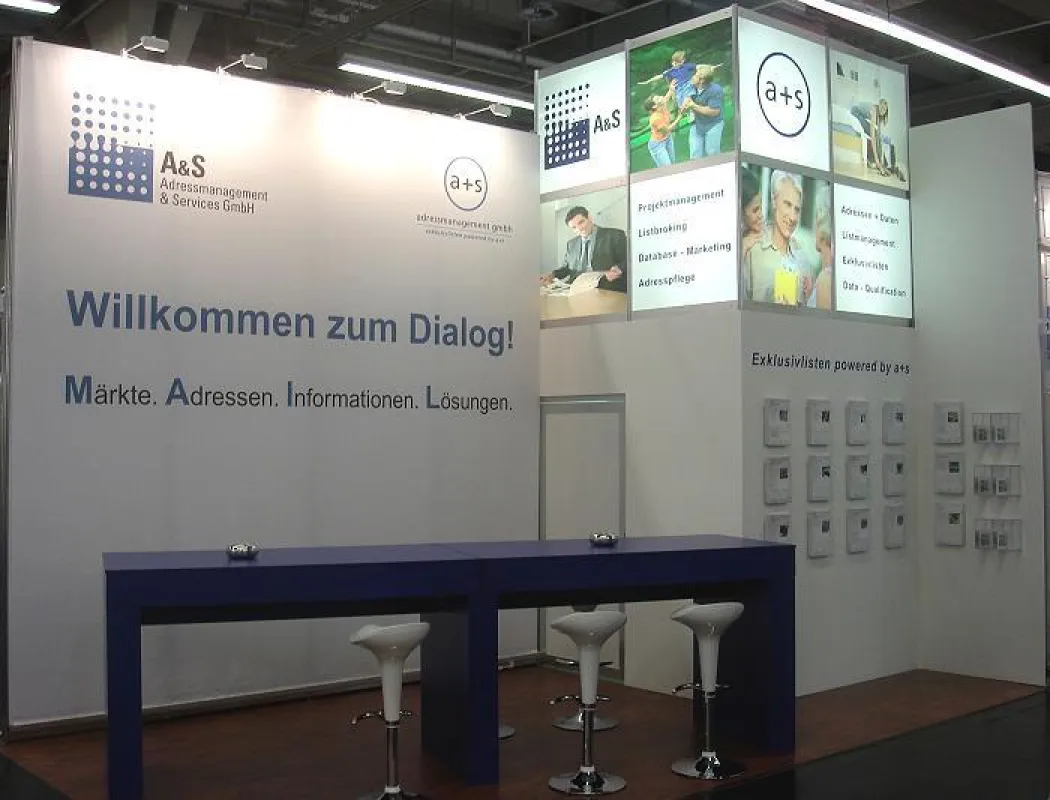 Messestand von Scheurle Messebau Stuttgart