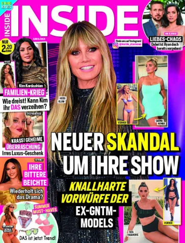 Bild: Peoplemagazin INSIDE startet gleich 4-fach durch!
