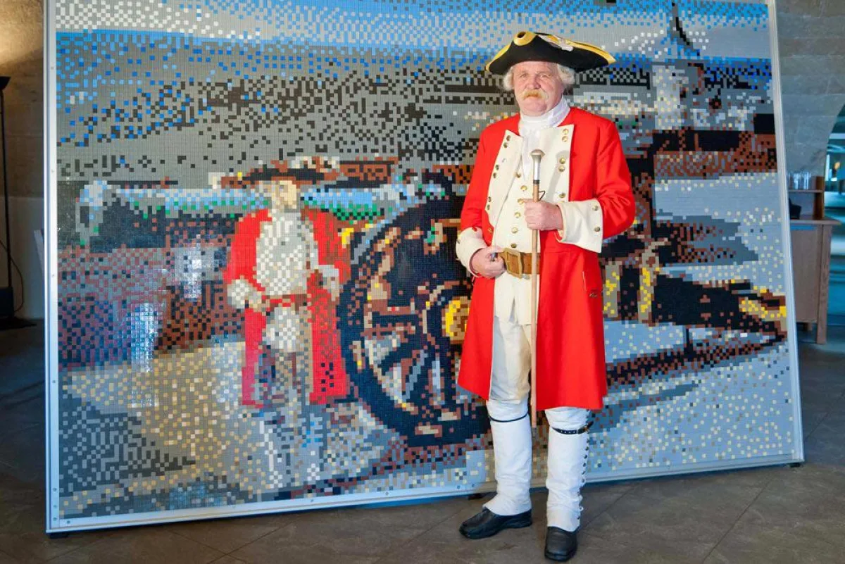 Legomosaik der Festung Königstein - LVZ Reisemarkt - Foto: S.Thiel