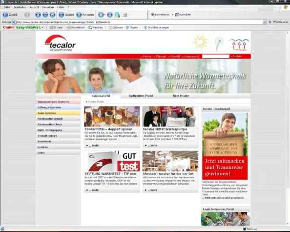 Internetauftritt lässt keine Fragen offen Bild: Internetauftritt lässt keine Fragen offen