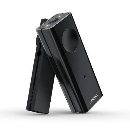 Bild: Das neue Oticon ConnectLine Mikrofon ab sofort im revEAR Shop
